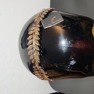 G By Gennero Metal Roman Leaf One Size Headband